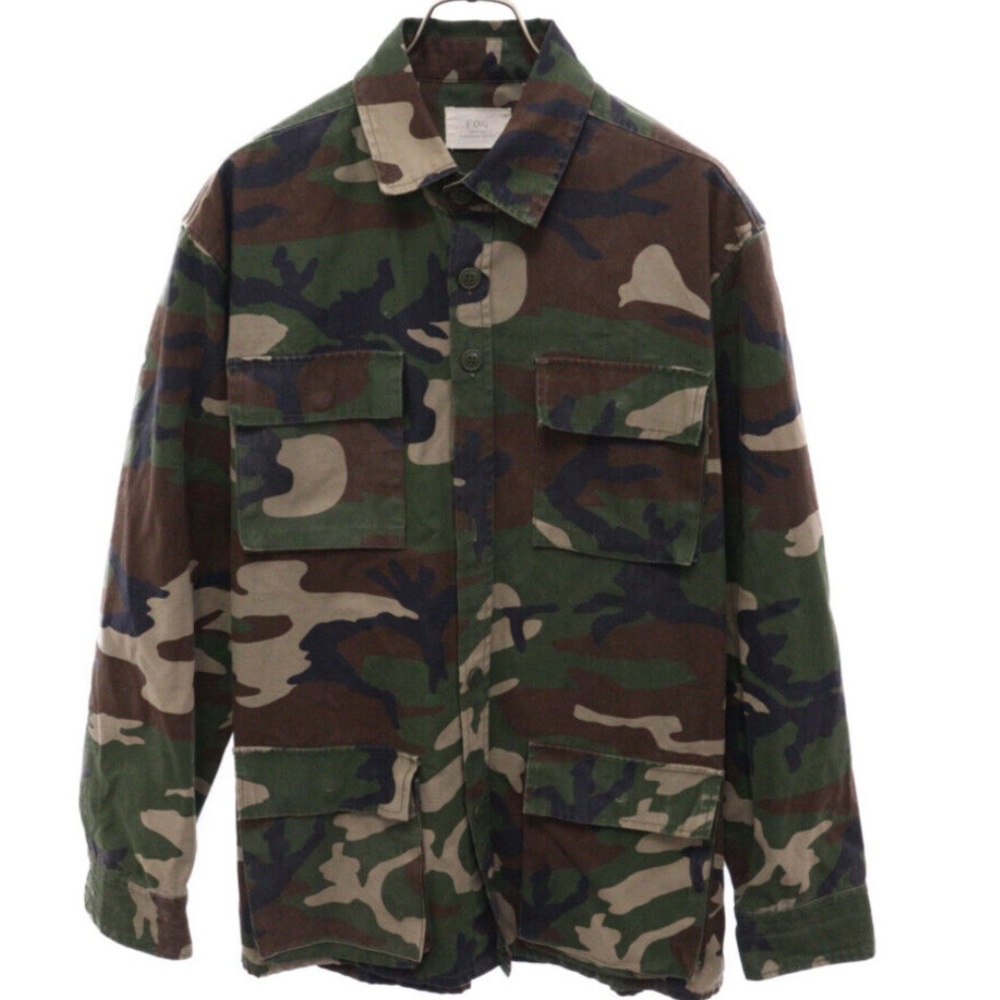 Essentials-Fear Of God Camo Jacket